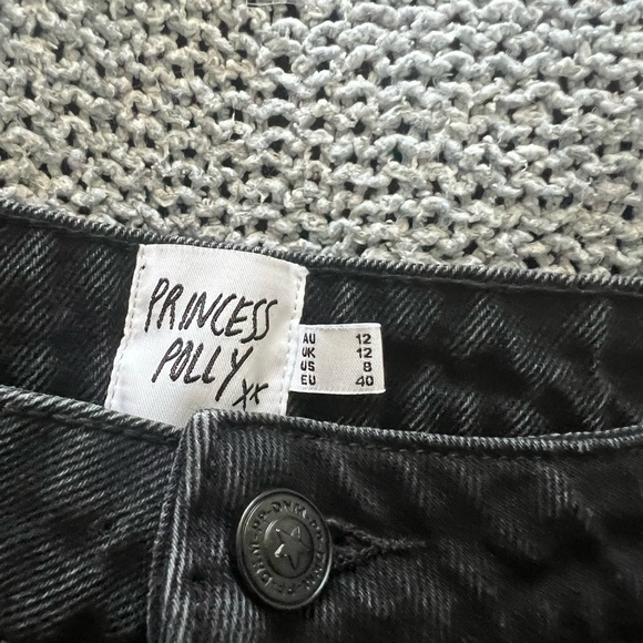 princess polly denim shorts - Picture 2 of 4